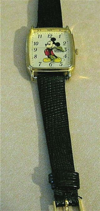 Htf Vintage Lorus Mickey Mouse Watch Band