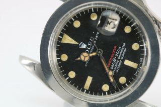 Rolex Submariner 1680 “Red Sub” Vintage Automatic Project Watch Circa 1970s 2