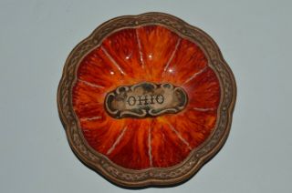Vintage Treasure Craft Candy Dish Ashtray Ohio Ceramic Mid Century