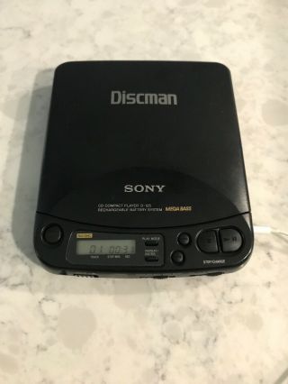 Rare Vintage Retro Sony Cd Player Discman D - 125 &