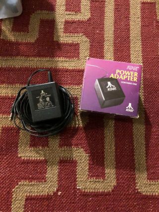 Vintage Official Atari 2600 Power Supply Cord C016353 Ac Adaptor Cable Box Cib