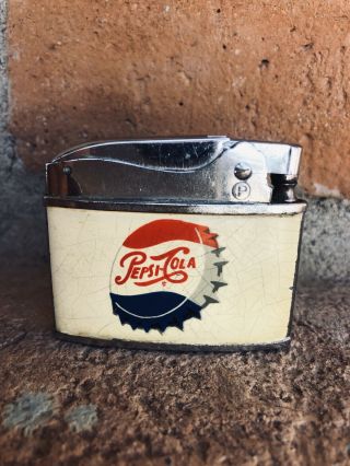 Vintage Pepsi - Cola Flat Advertising Lighter