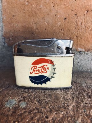 Vintage Pepsi - Cola Flat Advertising Lighter 2