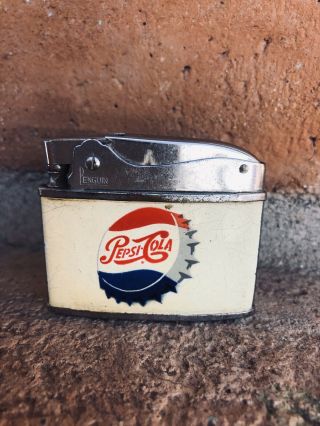 Vintage Pepsi - Cola Flat Advertising Lighter 3