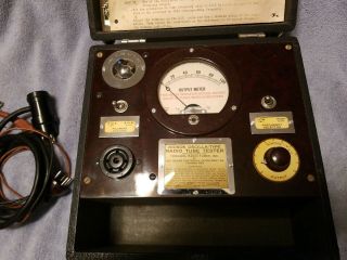 Vintage Hickok Model 0s - 2 Outlet Meter Vacuum Radio Tube Tester