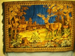 Vintage Tapestry - Deer In Woods
