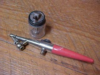 Vintage " Paasche " Airbrush Type H With Paint Bottle Or Restore