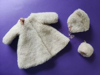 Htf Fur Coat Set For 16 " Elise By Madame Alexander