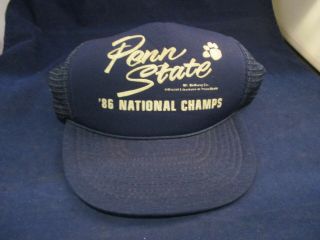 Penn State 1986 National Championship Navy Blue Collector 
