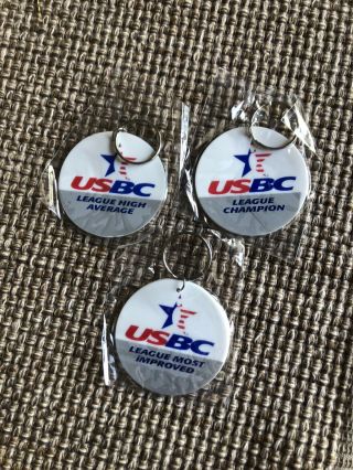 Usbc United States Bowling Congress Key Ring Awards