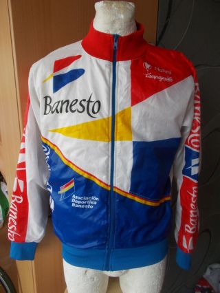 Nalini Campagnolo Banesto Spain Cycling Jacket Shirt Vintage Maglia Jersey Rare