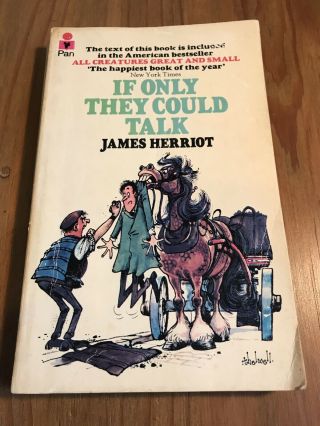 James Herriot ‘if Only They Could Talk’ 1st First Paperback Edition Pan 1973