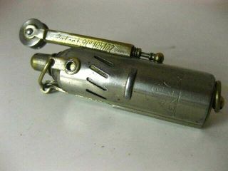 Unusual Antique Brass Trench Lighter J.  F.  A.  Extra Early Model - Austria