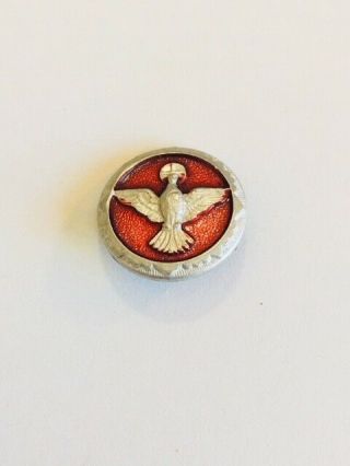 Vintage Holy Spirit Pin In Remembrance Of My Confirmation Italy