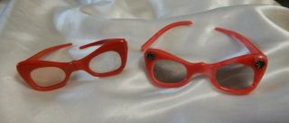Vintage Madame Alexander Cissy Doll Terri Lee Sunglasses Glasses 2 Pair