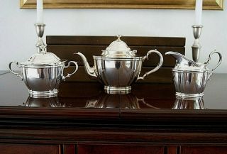 Tiffany & Co.  Sterling Silver Tea Set Estate 1891 - 1902