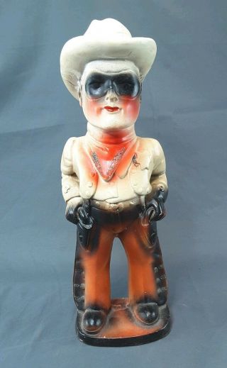 1950s Lone Ranger Chalkware Carnival Prize Figure Statue - Vintage