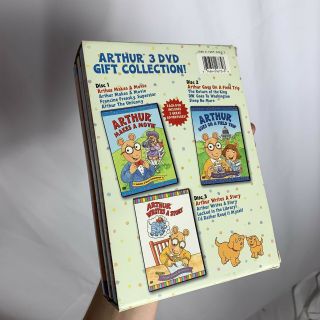 Arthur Gift Set Limited Vintage - Box 1 (DVD,  2005,  3 - Disc Set) 2