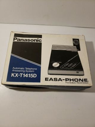 Panasonic Kx - T1415d Easa Phone Automatic Telephone Answering System Vintage