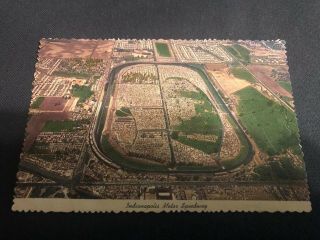 Vintage 1960s Indianapolis Motor Speedway Curteichcolor Indy 500 Postcard