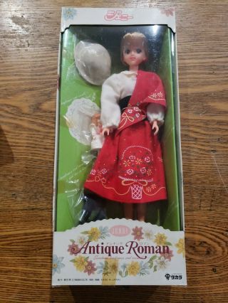 Vintage Japan Takara Jenny Antique Roman Barbie Doll Nrfb