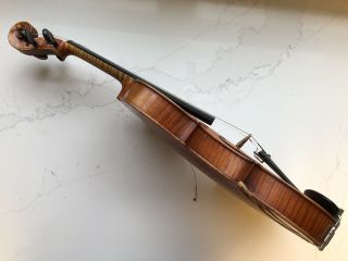 Antique H.  TH.  HEBERLEIN JR.  Violin 1930 w/ Case - - 3