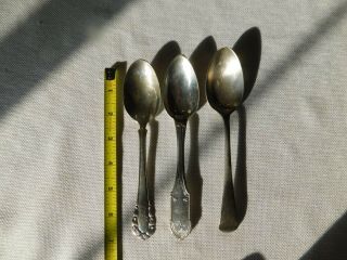 3 Antique Sterling Silver Spoons All Marked 145 Grams