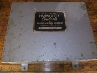 Barber - Colman Control Box No.  Adza1,  115 V,  Vintage Electronic Humidity Controls