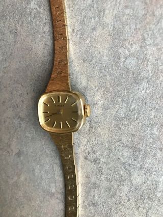 Vintage Timex Women’s Mechanical Watch Gold Tone Great Bin G 2
