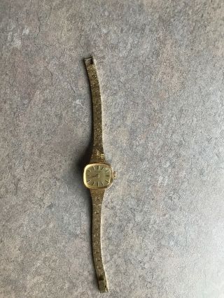 Vintage Timex Women’s Mechanical Watch Gold Tone Great Bin G 3