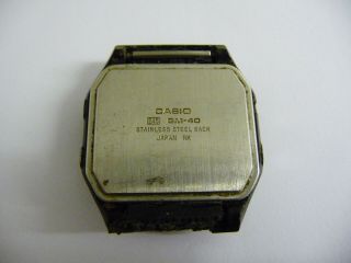 RARE Vintage Casio game wrist watch; 245 GM - 40 Japan; UFO Pyramid stacking game 3