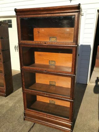 Rare Globe Wernicke E - 299 Oak Bookcase