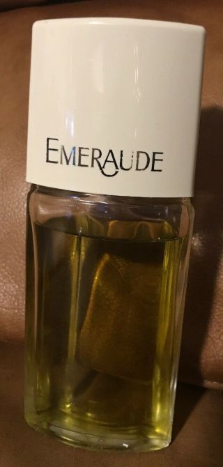 Vintage Coty Emeraude Perfume 2.  5 Oz