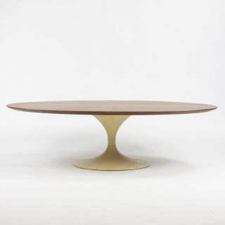 60s Vintage Eero Saarinen Knoll International 54 Inch Tulip Coffee Table Walnut 3