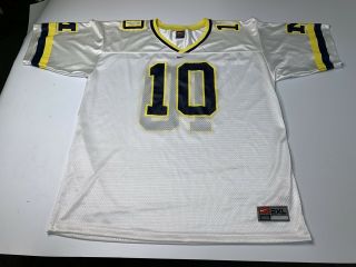Vintage 1999 Nike Tom Brady 10 Michigan Wolverines Ncaa Jersey Size Xxl