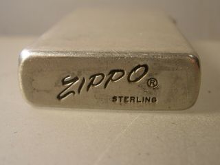 Sterling Silver Zippo Lighter