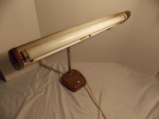 Vintage Industrial Gooseneck Underwriters Laboratories Desk Lamp 19 Inch H - 2903