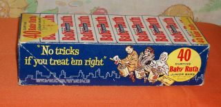 Vintage Curtiss Baby Ruth Junior Bars Halloween Candy Box (only)