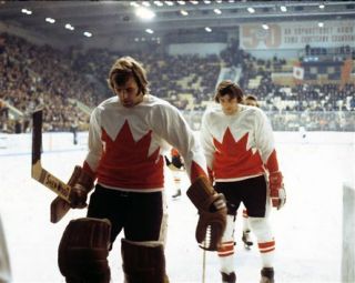 Ken Dryden,  Serge Savard Team Canada 1972 8x10 Photo