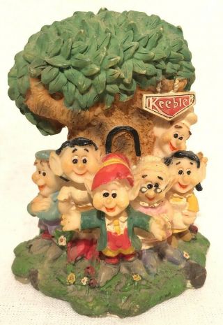 Vintage Keebler Elves And Bake Shoppe Tree Cookie Jar Candy Top Piece Only