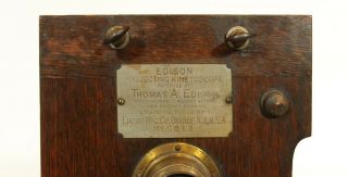 C.  1901 Edison Projecting Kinetoscope Historic Antique Movie Projector 2