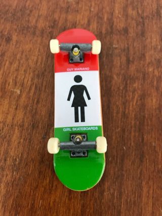Rare Vintage Tech Deck Girl " Guy Mariano Fingerboard 96mm Skateboard
