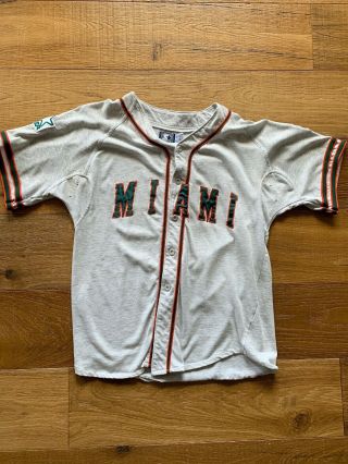 Sport Miami Hurricanes Men’s Baseball Jersey M Vintage Starter