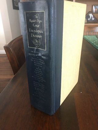 The Readers Digest Great Encyclopedic Dictionary - 2094 Pages - Published - 1969