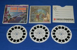 vintage 20000 20,  000 LEAGUES UNDER THE SEA VIEW - MASTER REELS packet with booklet 2