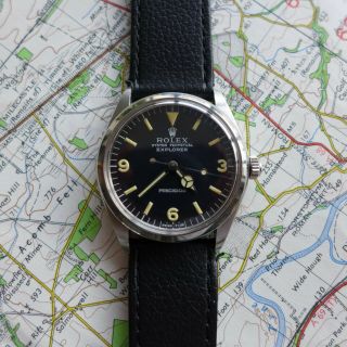A Rare Vintage 1978 Rolex Oyster Perpetual Explorer Ref.  5500 Wristwatch