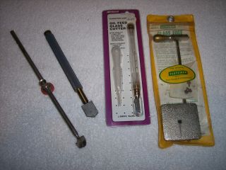 4 Different Stained Glass Cutters: Circles,  Strips,  Vintage,  Nib/nos,