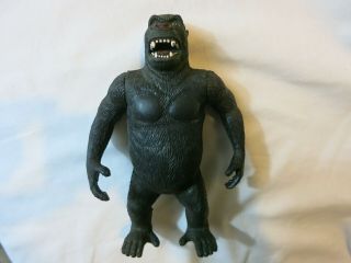 Vintage Imperial King Kong 7 " Plastic Action Figure Monster With Moving Arms