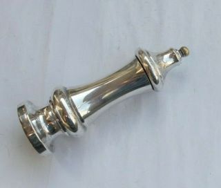 Rare Vintage Antique 6.  5 " Tiffany & Co.  Sterling Silver Pepper Grinder Mill Look