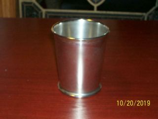 S.  Kirk & Son Sterling Silver Julep Cup 277 3.  88 Ozt.  Rolled Edge No Mono